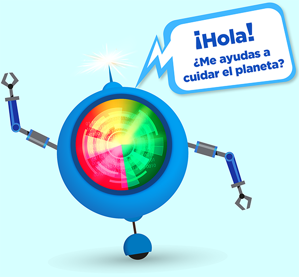 ¡Hola! ¿Me ayudas a cuidar el planeta?